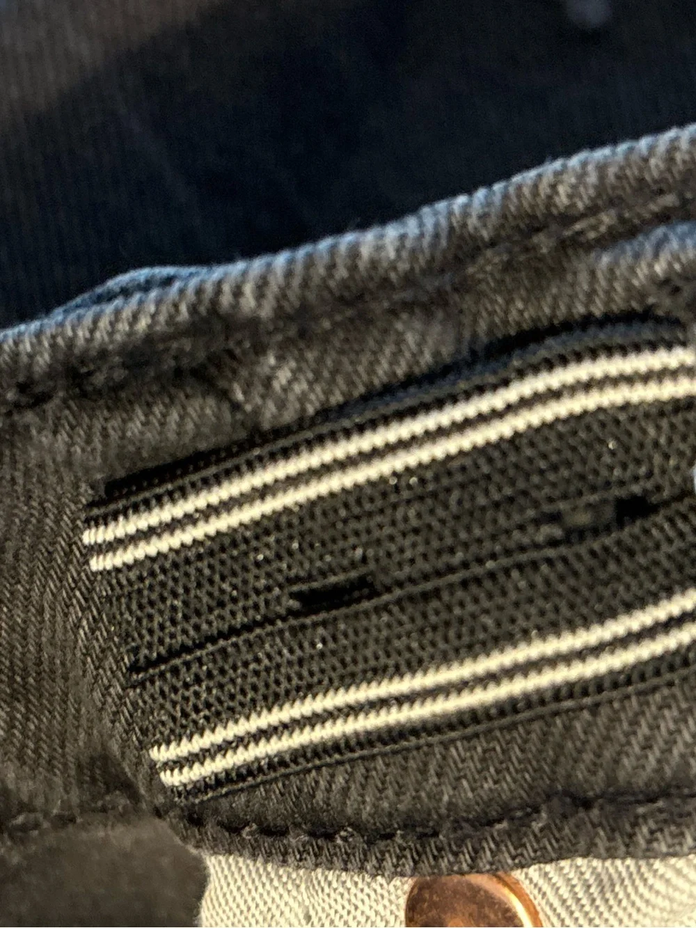 Gap Distressed Black Jeans - Size 14 easy taper slim